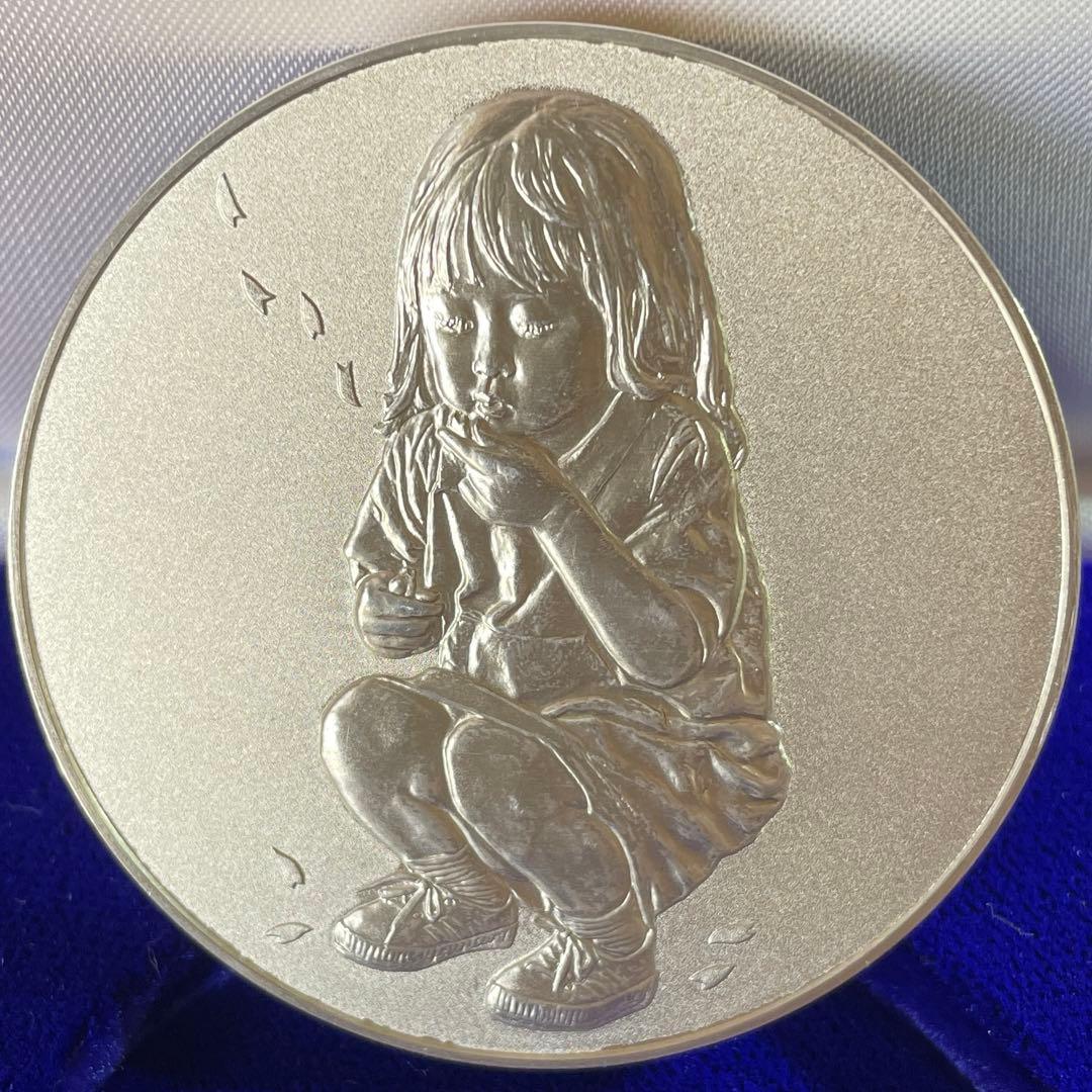 純銀　造幣局　桜の通り抜け記念メダル　シルバー　silver