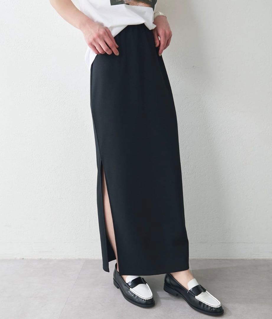 ウィムガゼット　カットジョーゼットスリットスカート 新品未使用