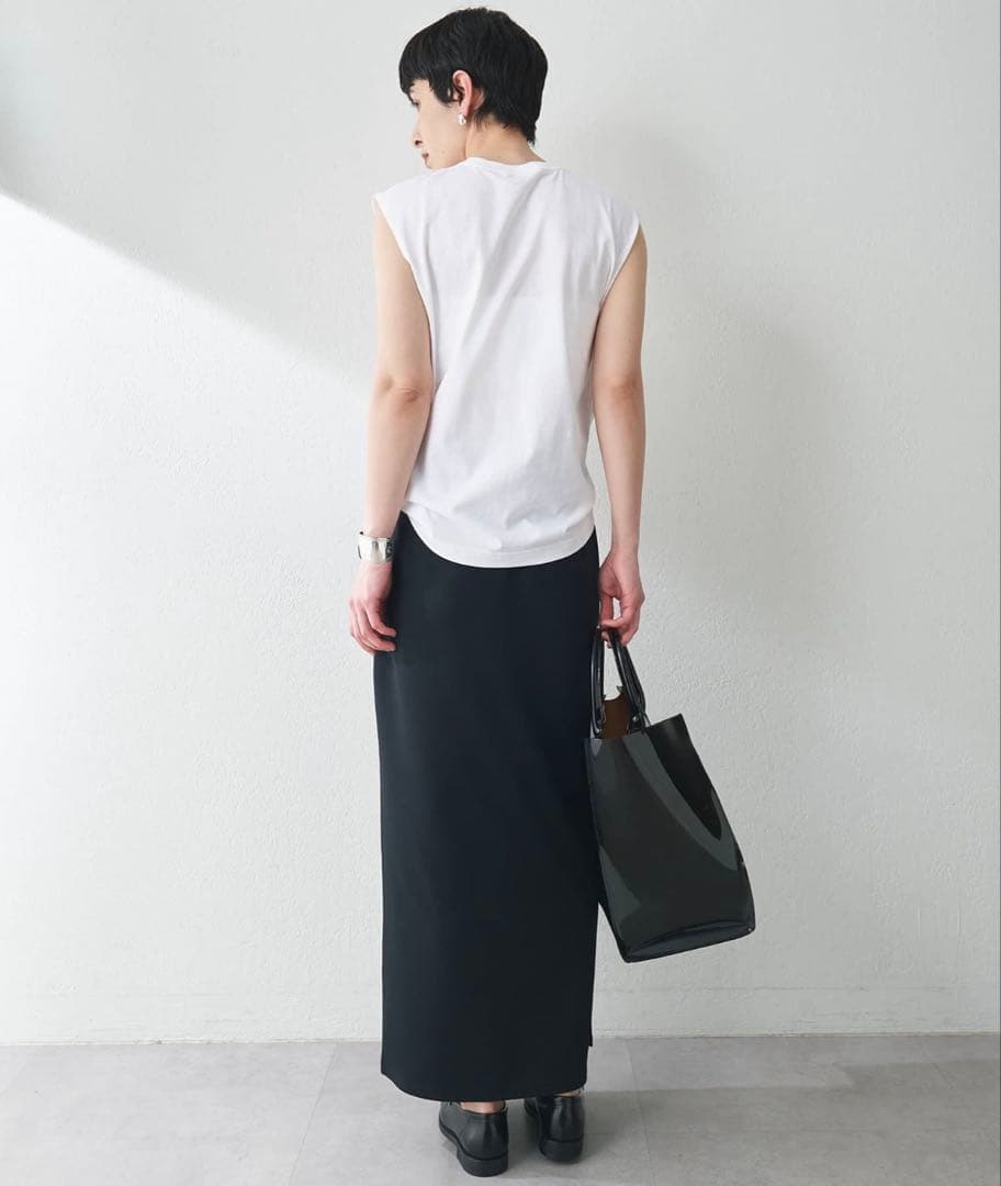 ウィムガゼット　カットジョーゼットスリットスカート 新品未使用