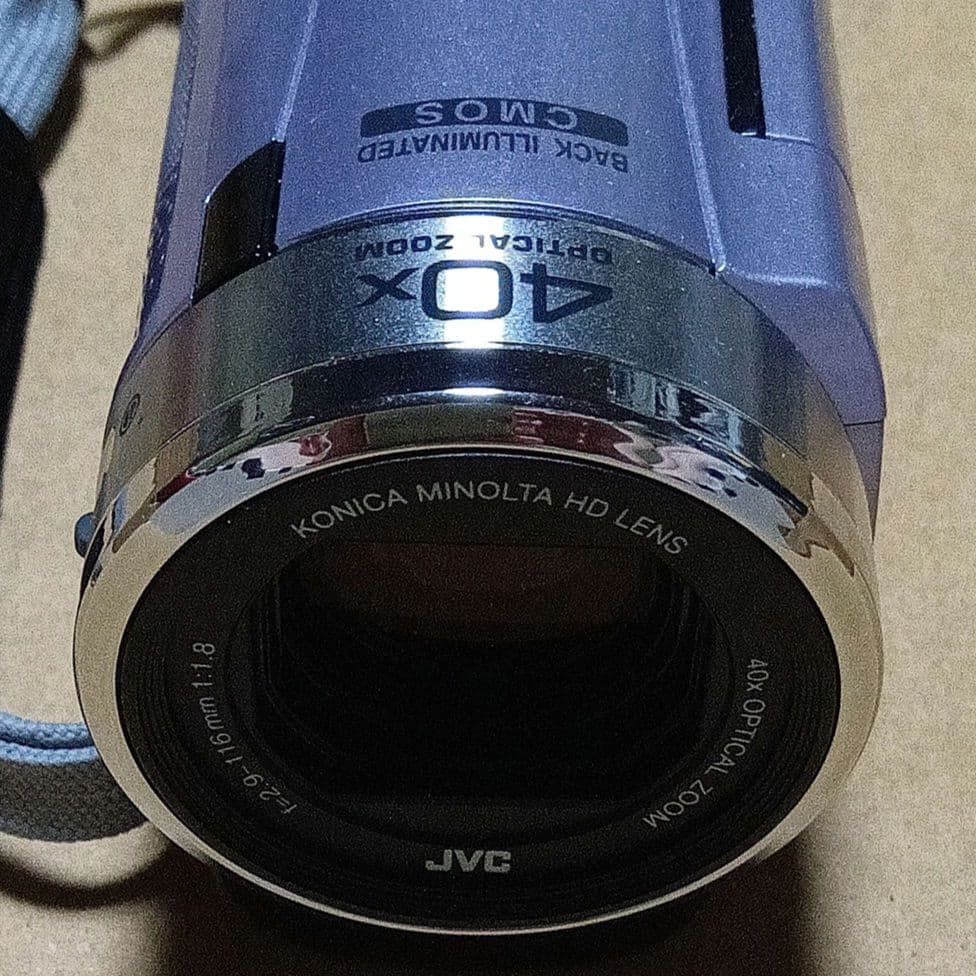 JVC ビデオカメラ Everio バイオレット GZ-HM33-v