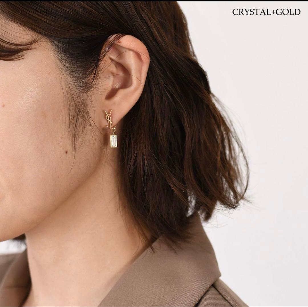 SAINT LAURENT ゴールドピアス(片耳用)