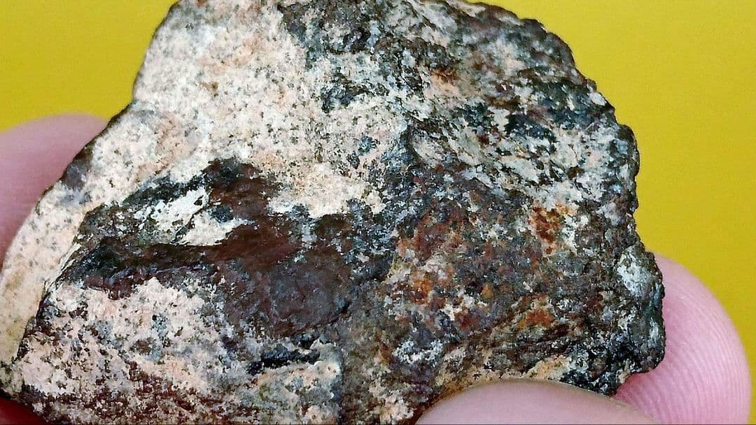 45.5億年前の特殊鉱物を含む超希少EL隕石14.9ｇ