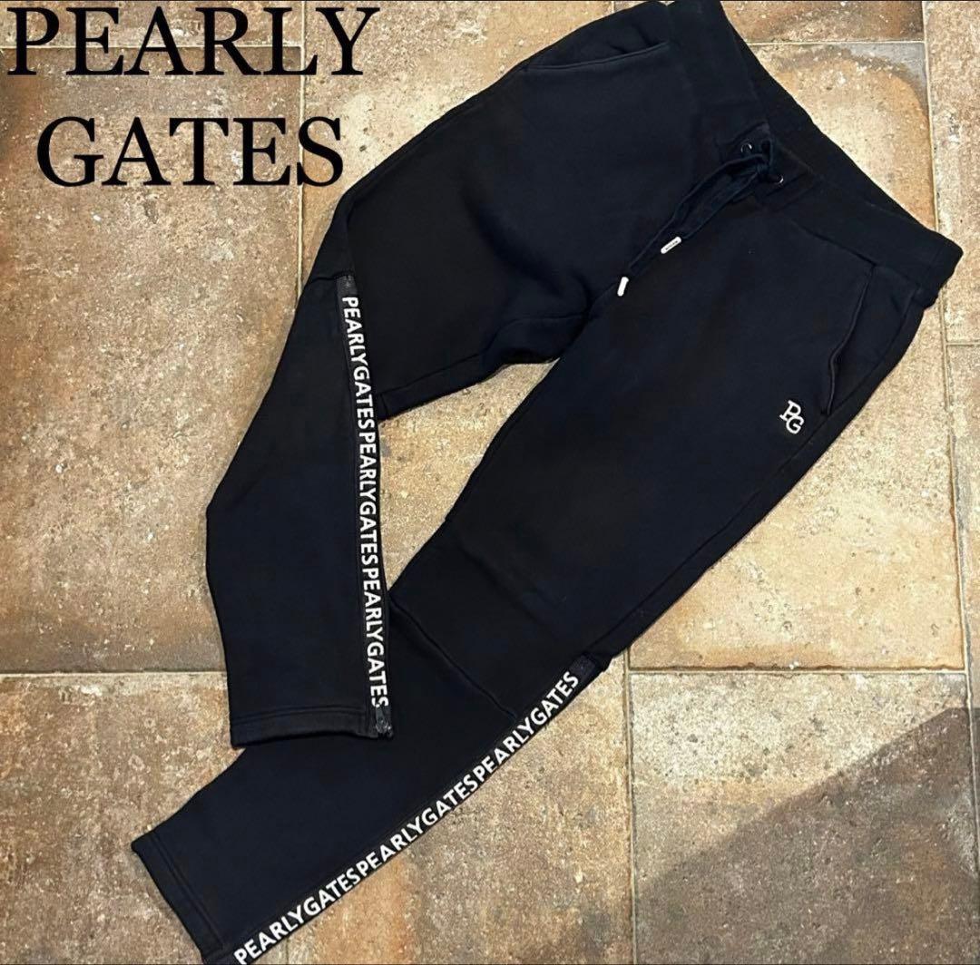 美品✨PEARLY GATES ネイビー　ジョガーパンツ　サイズM