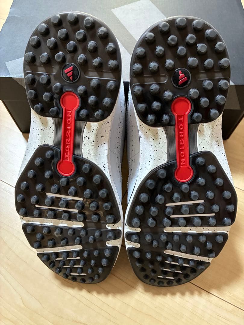 adidas BOA ゴルフシューズ ホワイト　24.5