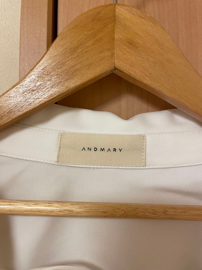 【匿名発送】andmary Betty velour mini dress