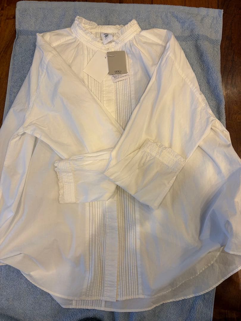 BASCO 白 長袖シャツ シェリー サイズ3