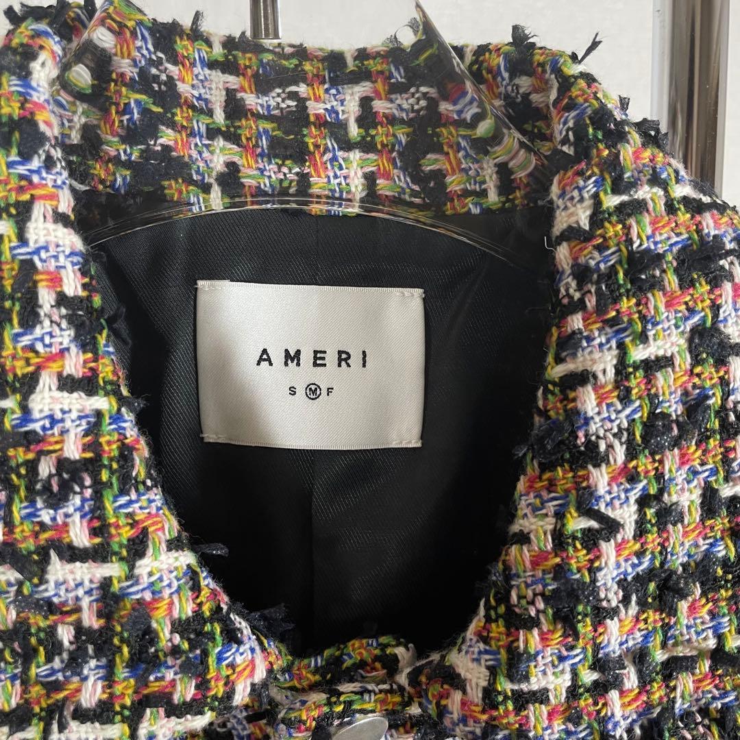 【月末セール】Ameri Vintage クロップド丈ツイード ジャケット