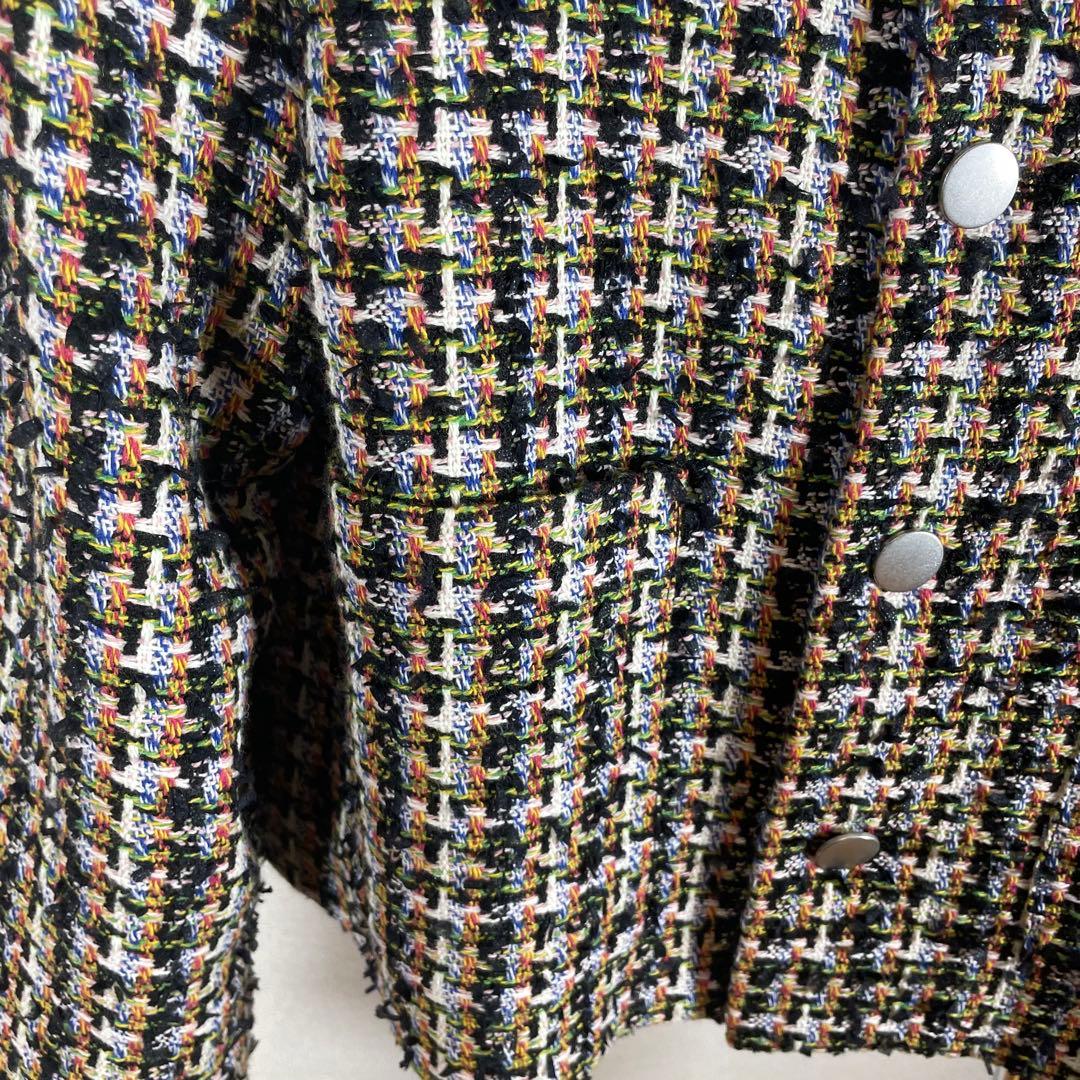 【月末セール】Ameri Vintage クロップド丈ツイード ジャケット