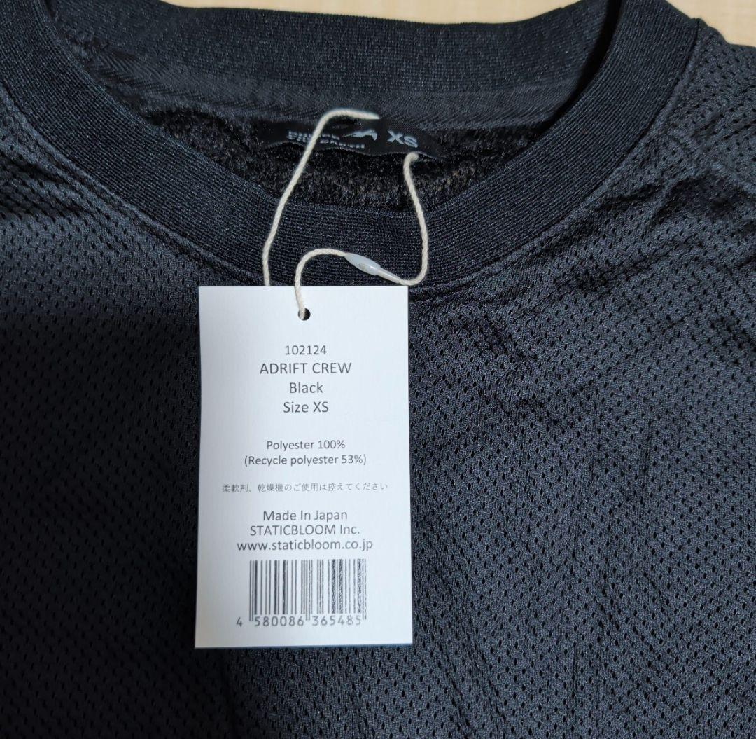 mo1737様　ADRIFT CREW ブラック オクタ長袖Tシャツ XS