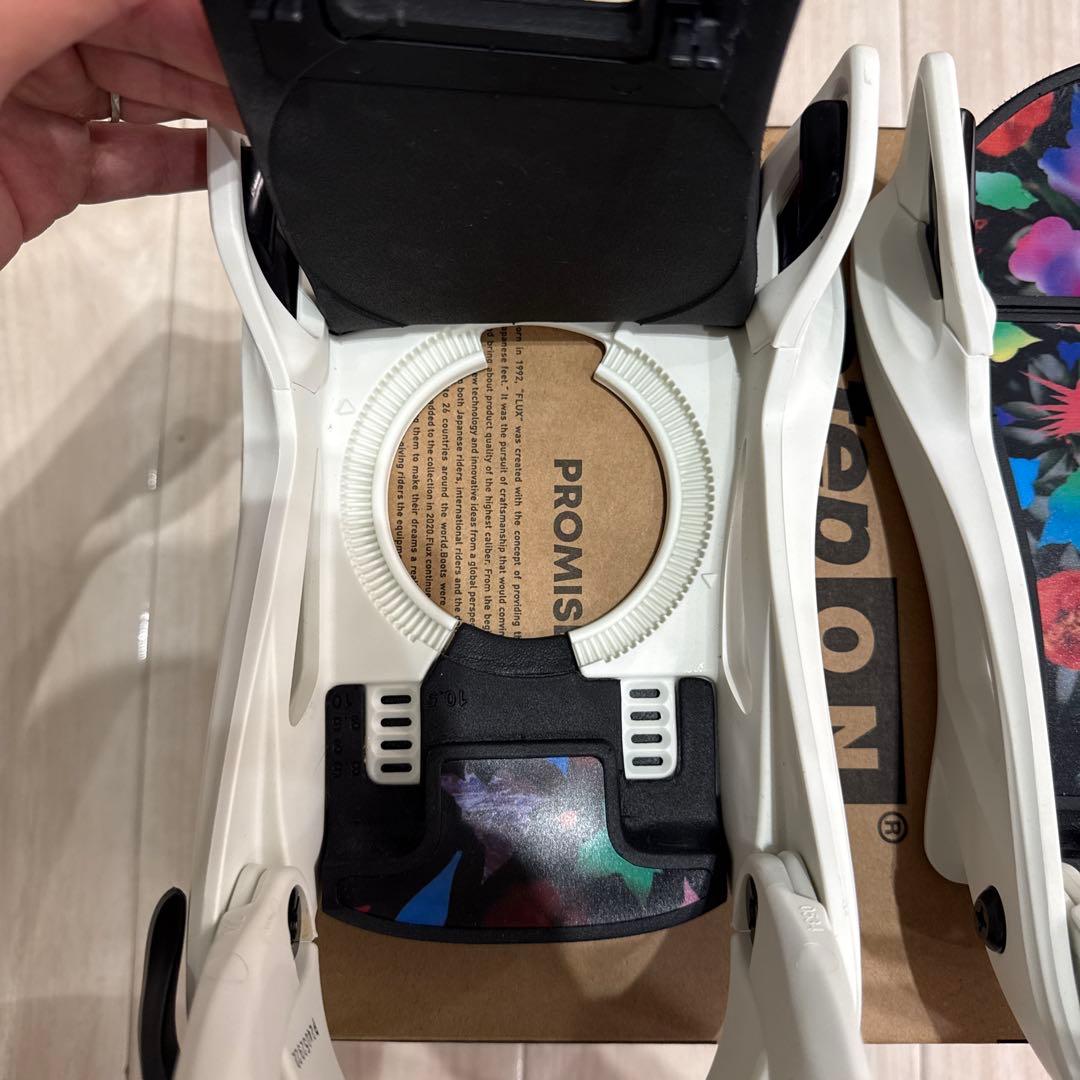 美品 24-25 FLUX DS FSM25MW ビンディング M STEPON