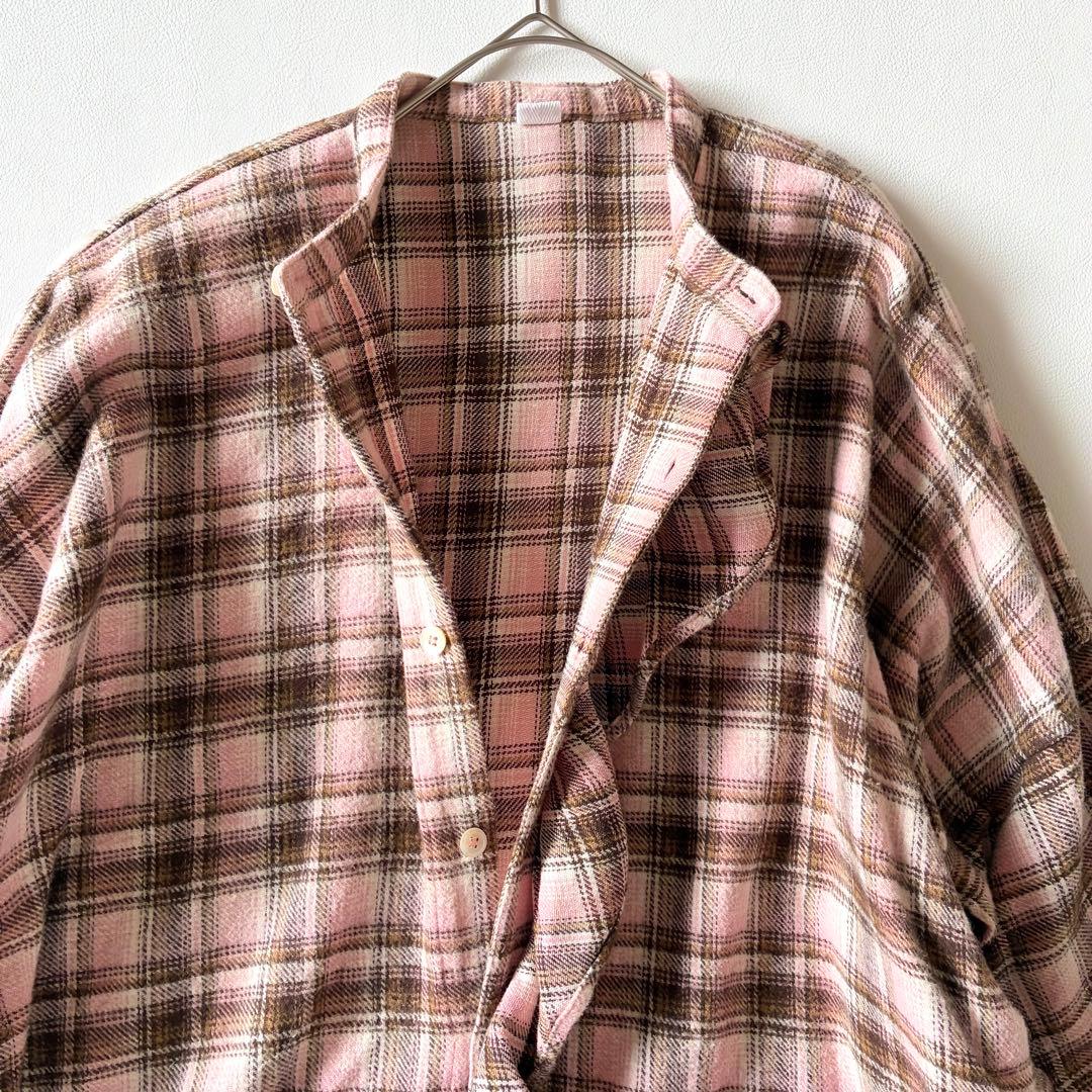 未使用タグ付き✨45R　現行　柔らか インドネルのフリルチュニック　刺繍入り