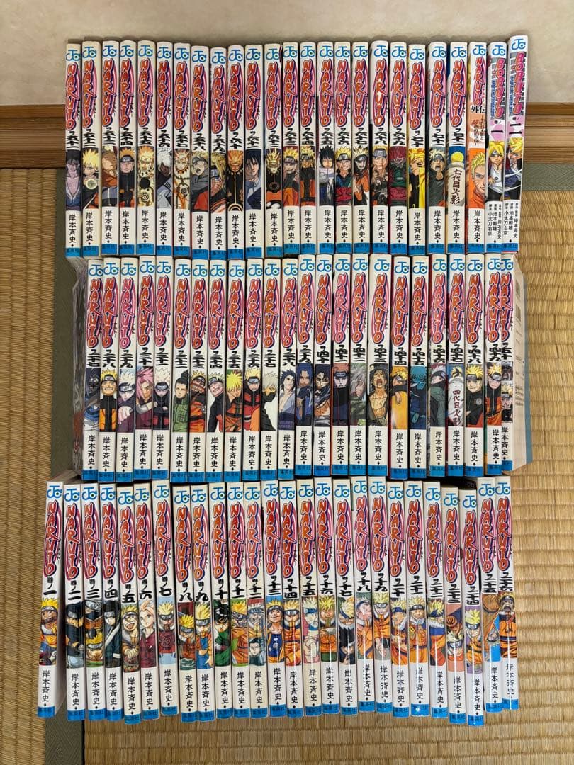 ナルト72巻全巻＋外伝＋ボルト1.2巻