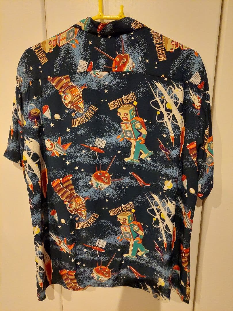 ☆美品☆　サンサーフ　ロボット　スペース　アロハシャツ　M　SUNSURF