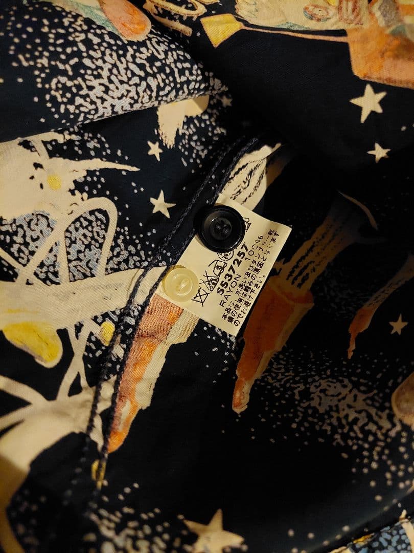 ☆美品☆　サンサーフ　ロボット　スペース　アロハシャツ　M　SUNSURF