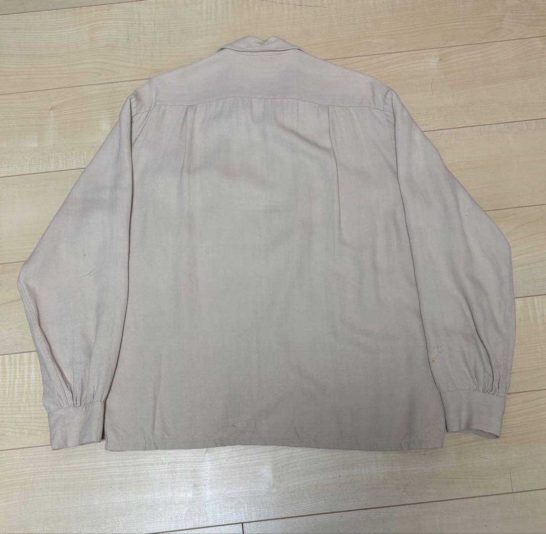 50s vintage pilgrim レーヨンギャバシャツ