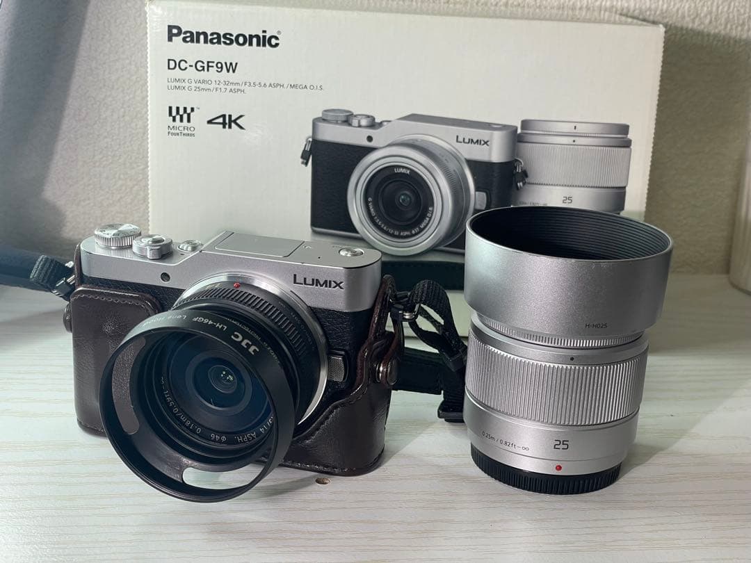 Panasonic DC-GF9 ミラーレスカメラ 25mmレンズ14mmレンズ