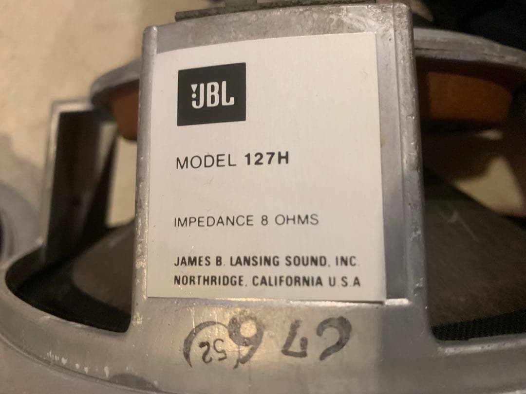 スピーカー・ウーファー jbl 127h