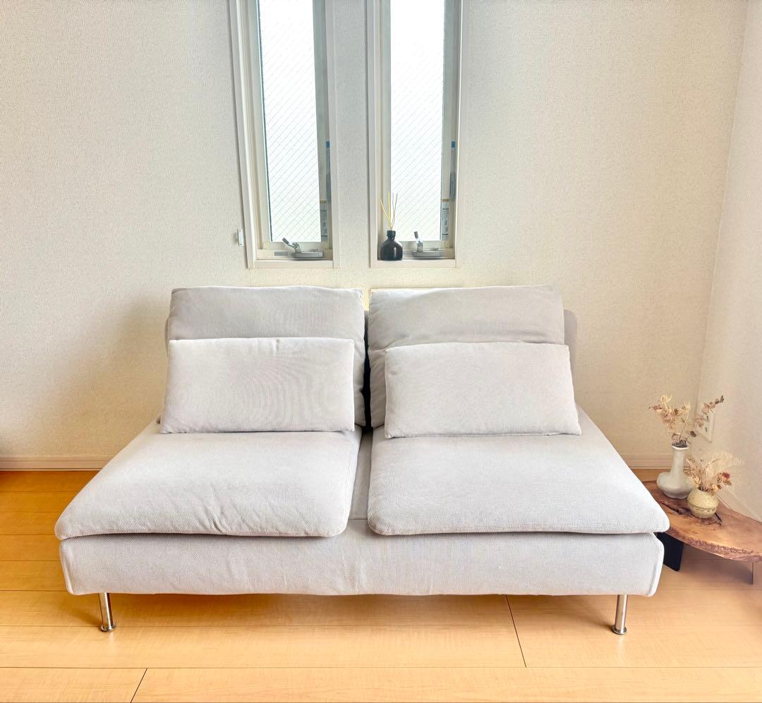 IKEA ソーデルハムン　3人掛けソファ　コンパクト