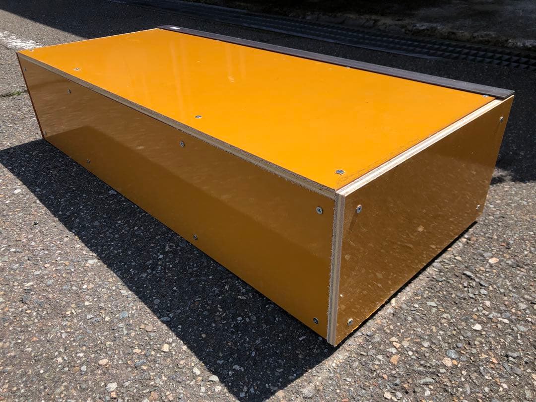 【在庫一個】スケボーセクション　カーブボックス　スケートボードパークマニュアル台