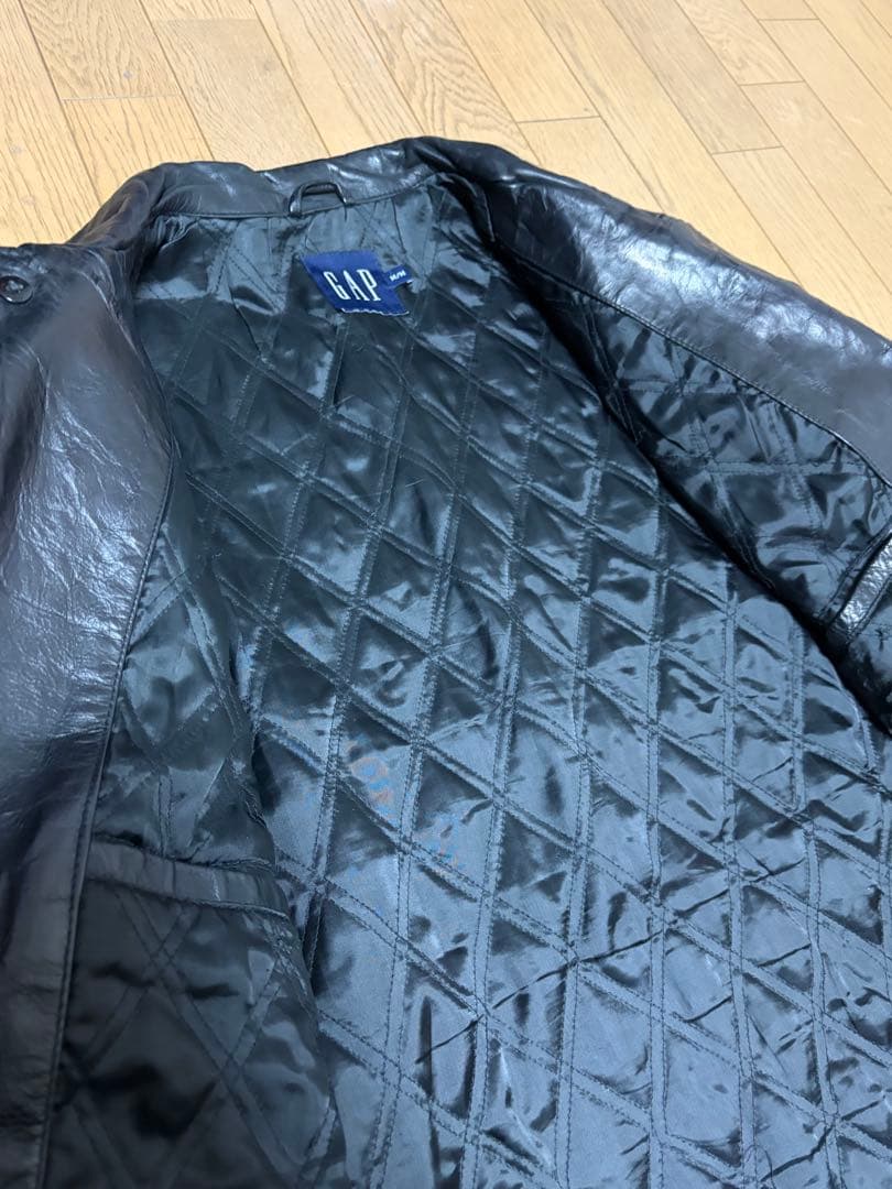 90s OLD Gapオールド ギャップ レザー カーコート 野村訓市 着用