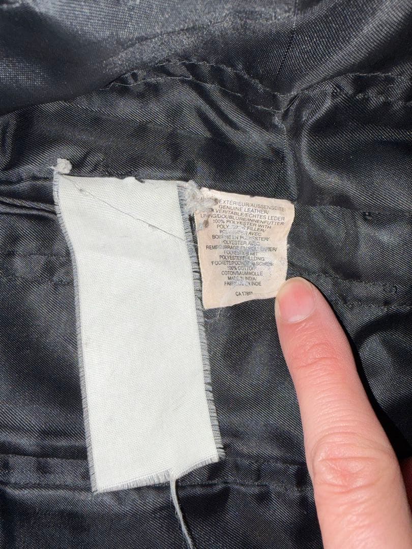 90s OLD Gapオールド ギャップ レザー カーコート 野村訓市 着用