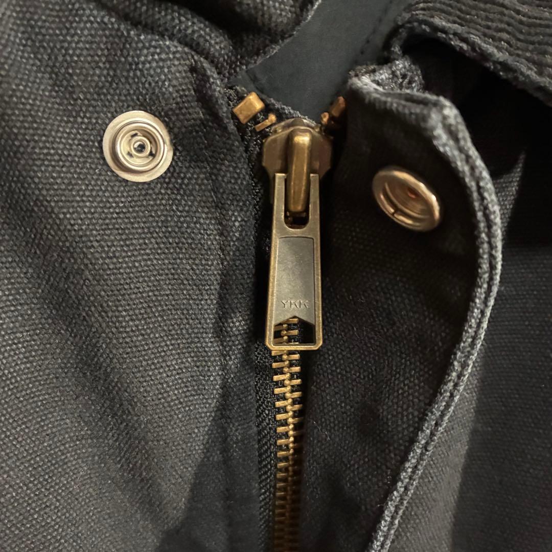 【最高デザイン】シュプリーム　バックロゴ　キャンバスワークジャケット　XL