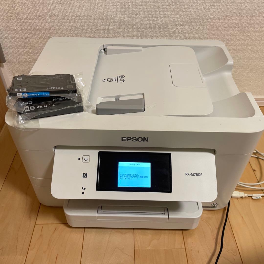 EPSON PX-M780F インクカートリッジ黒・青付き