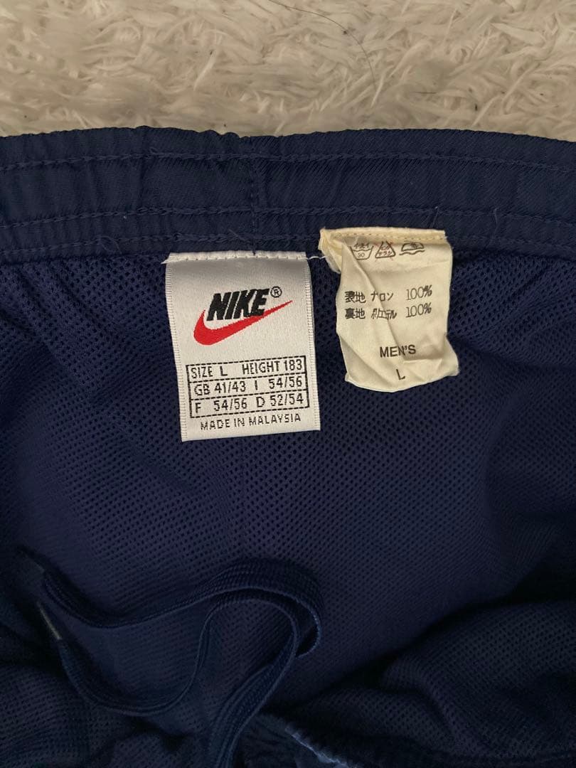 OLD NIKE ナイキ　SET UP セットアップ　ナイロン　刺繍ロゴ　銀タグ