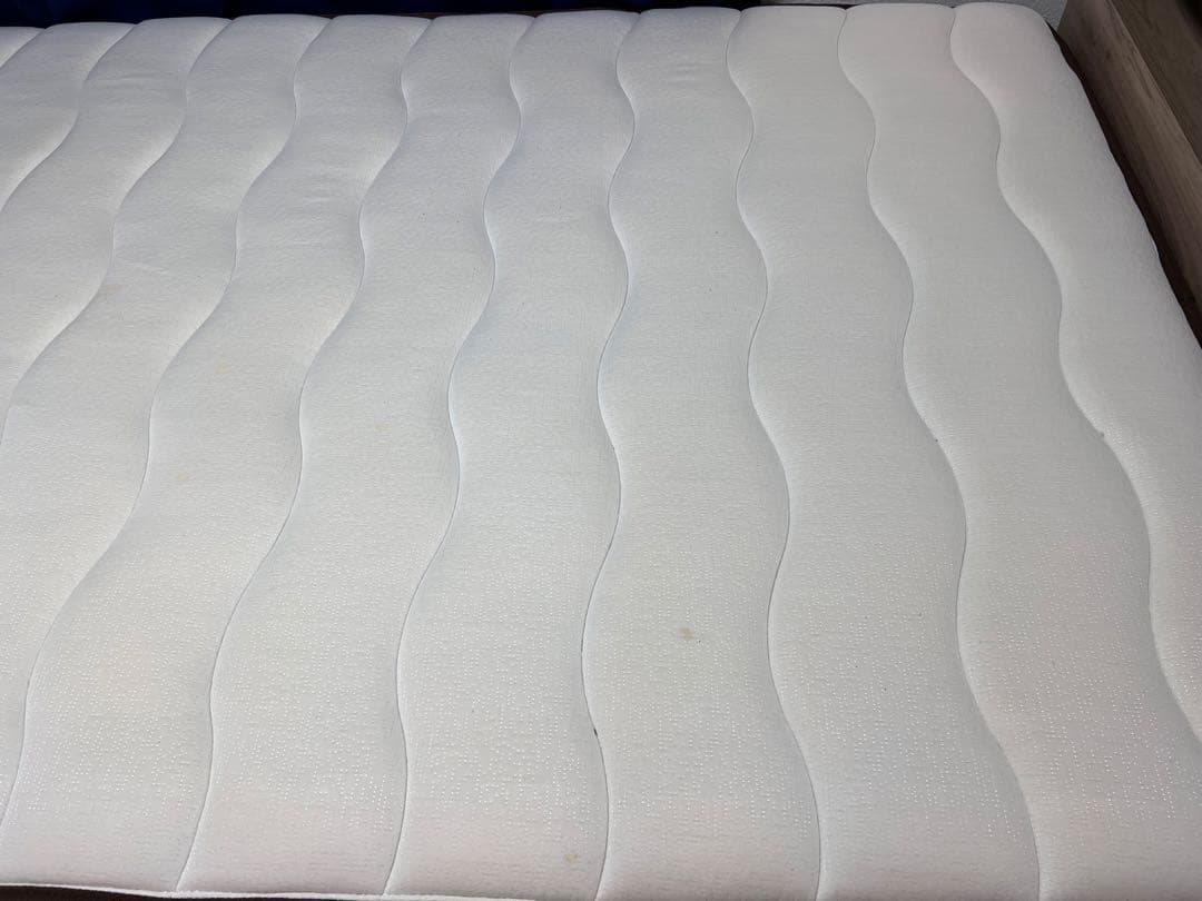 RASIK ラシク　ローベッドフレーム　グレージュ　セミダブルマットレス　セット