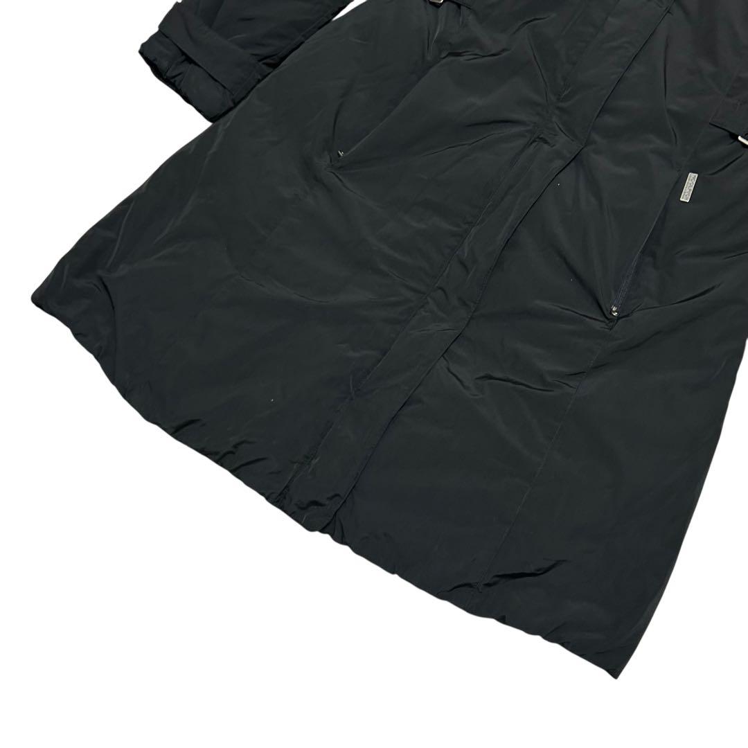 WOOLRICH ダウンコート　ラクーンファー付　ブラック　ダウンジャケット