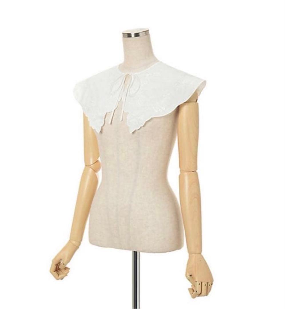 Mame Kurogouchi 2021AW つけ襟 ホワイト