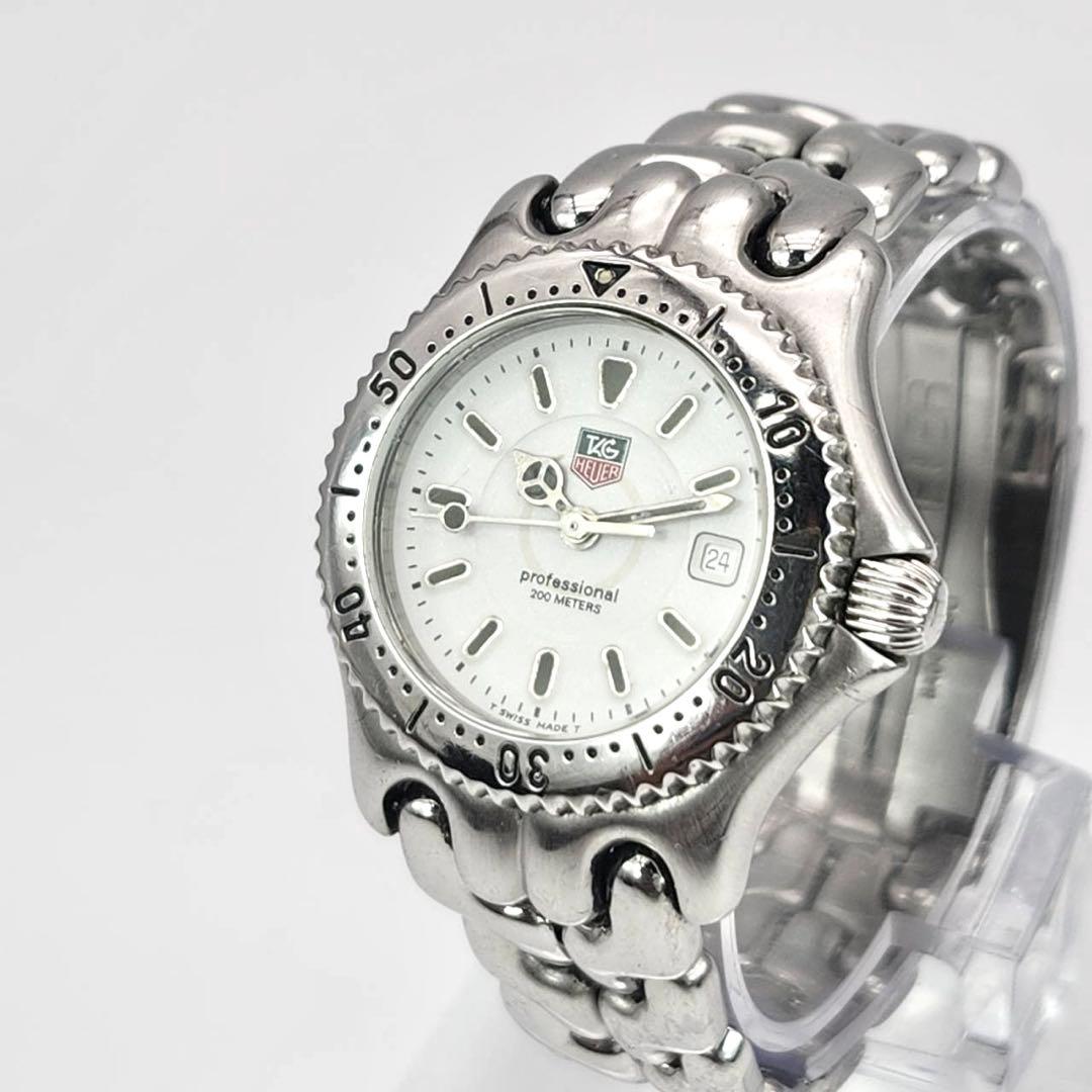 タグホイヤー　セル プロフェッショナル　WG1312 シルバー　ホワイト　デイト