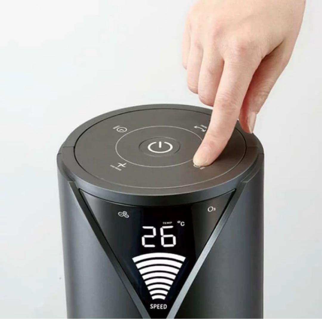 【新品特価】ハイブリッドタワーファン マーレkirala ブラック (本体)