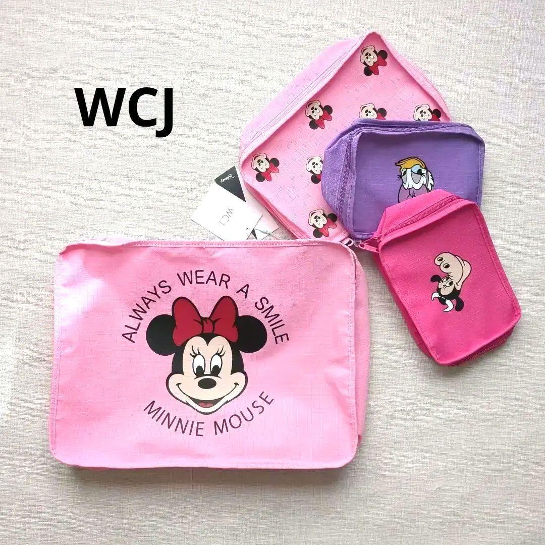 新品　Disney　ディズニー　トラベルバッグ　ピンク　ミニー　WCJ