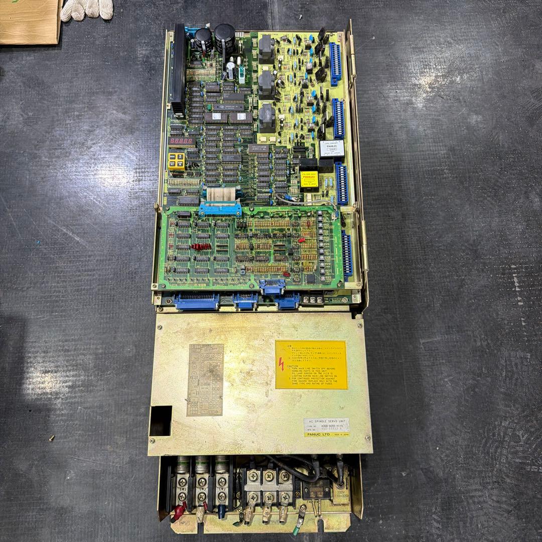マザーボード FANUC A06B-6055-H115 AC SPINDLE SERVO