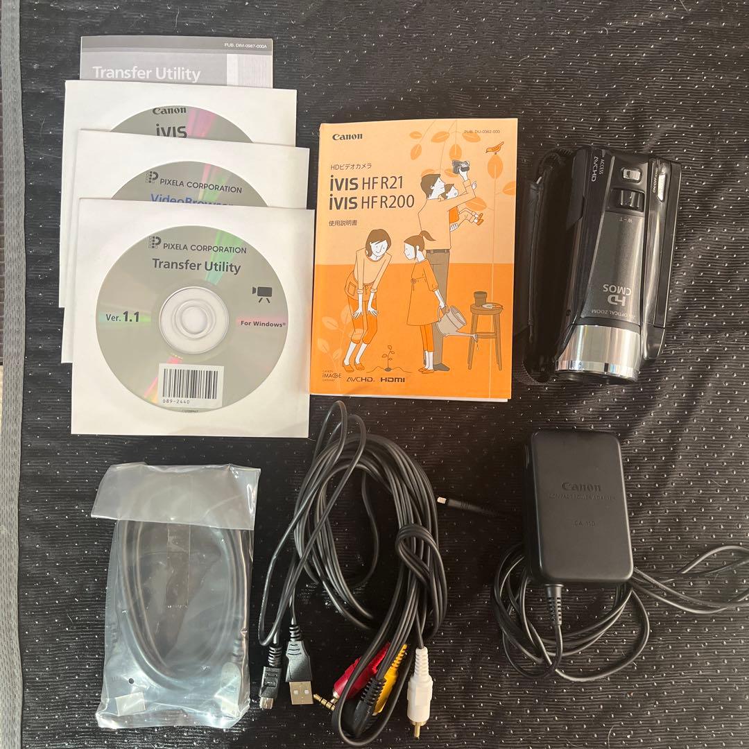 Canon ビデオカメラ ivis HF R21