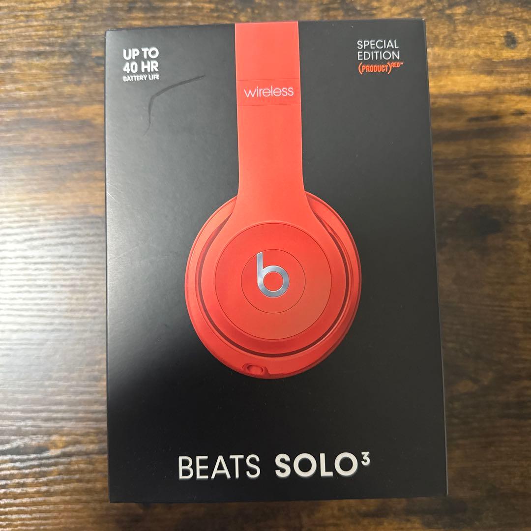 Beats ワイヤレスヘッドフォン レッド