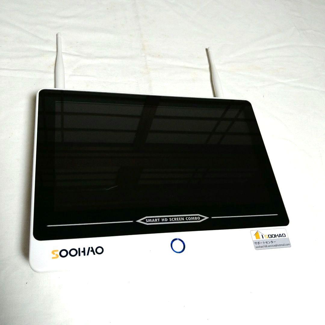 SOOHAO 防犯カメラ２台 セット モニター付き