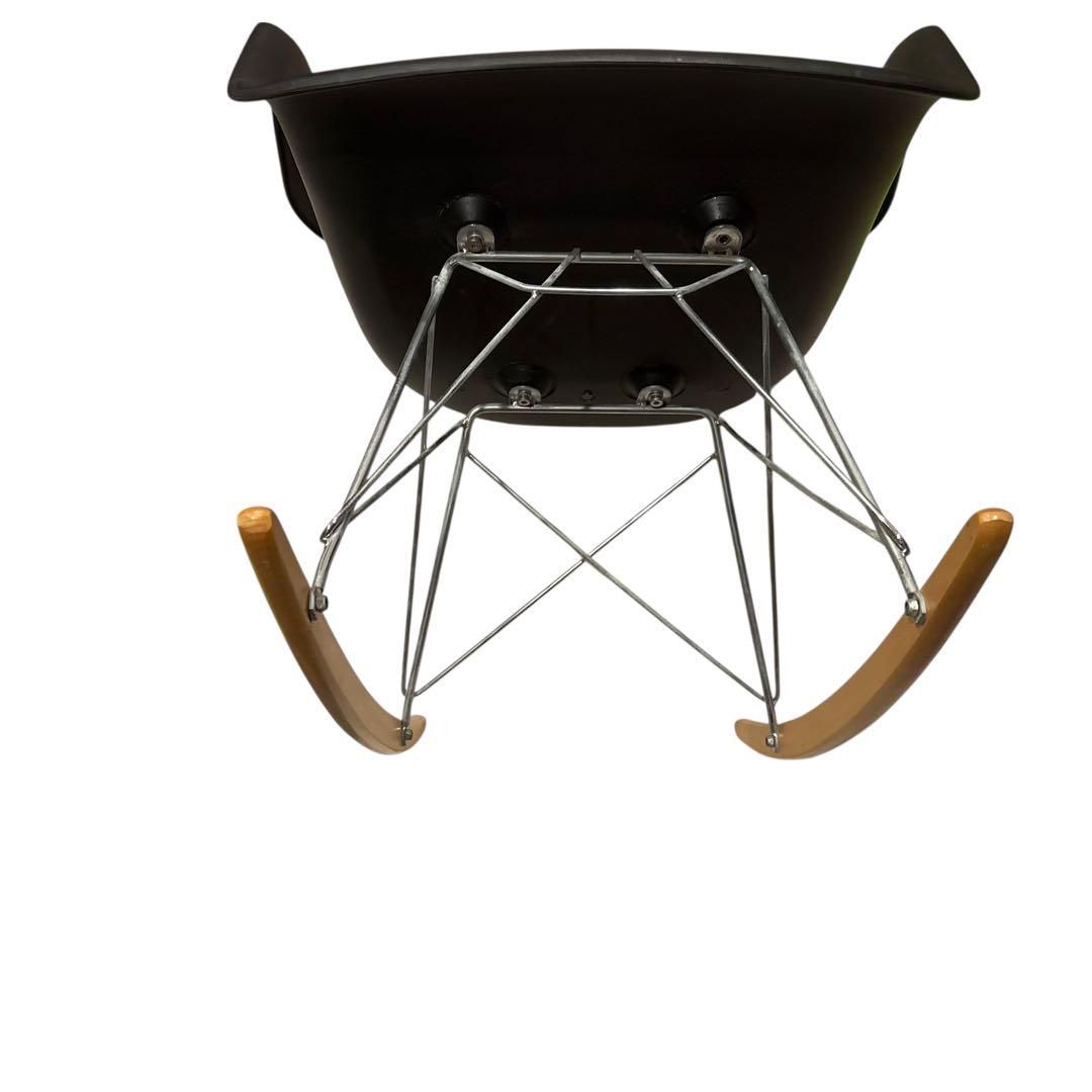 RAR ロッキング アームシェルチェア　ウォールナット　マットブラック