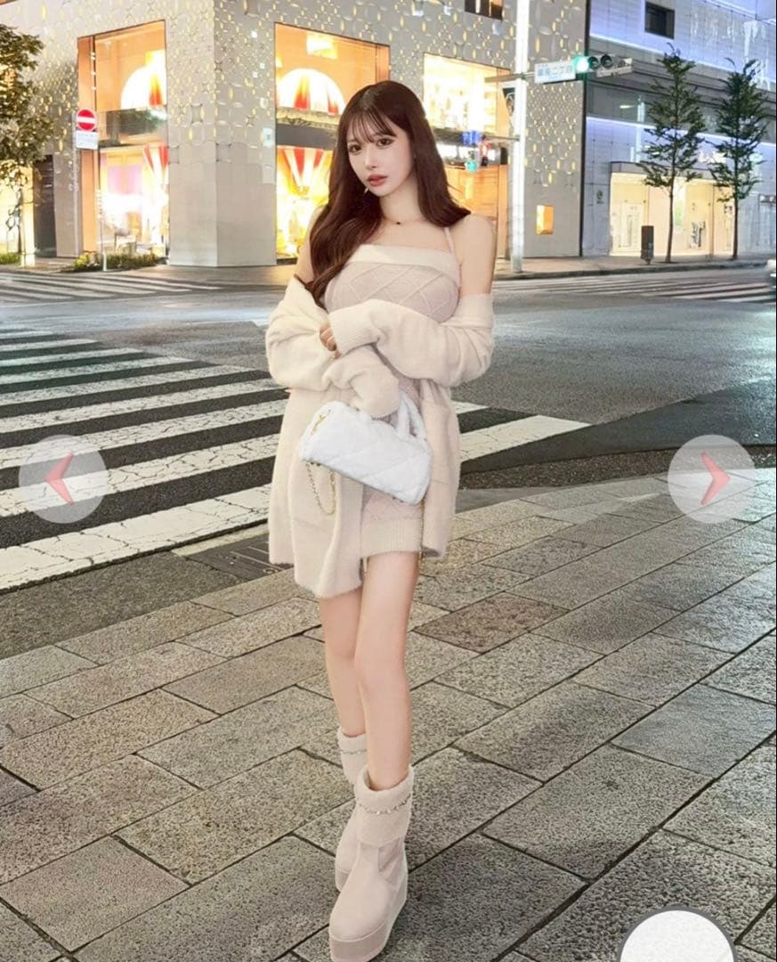 12/12まで限定お値下げ！完売品！シェリミー ケーブルアンサンブルワンピース