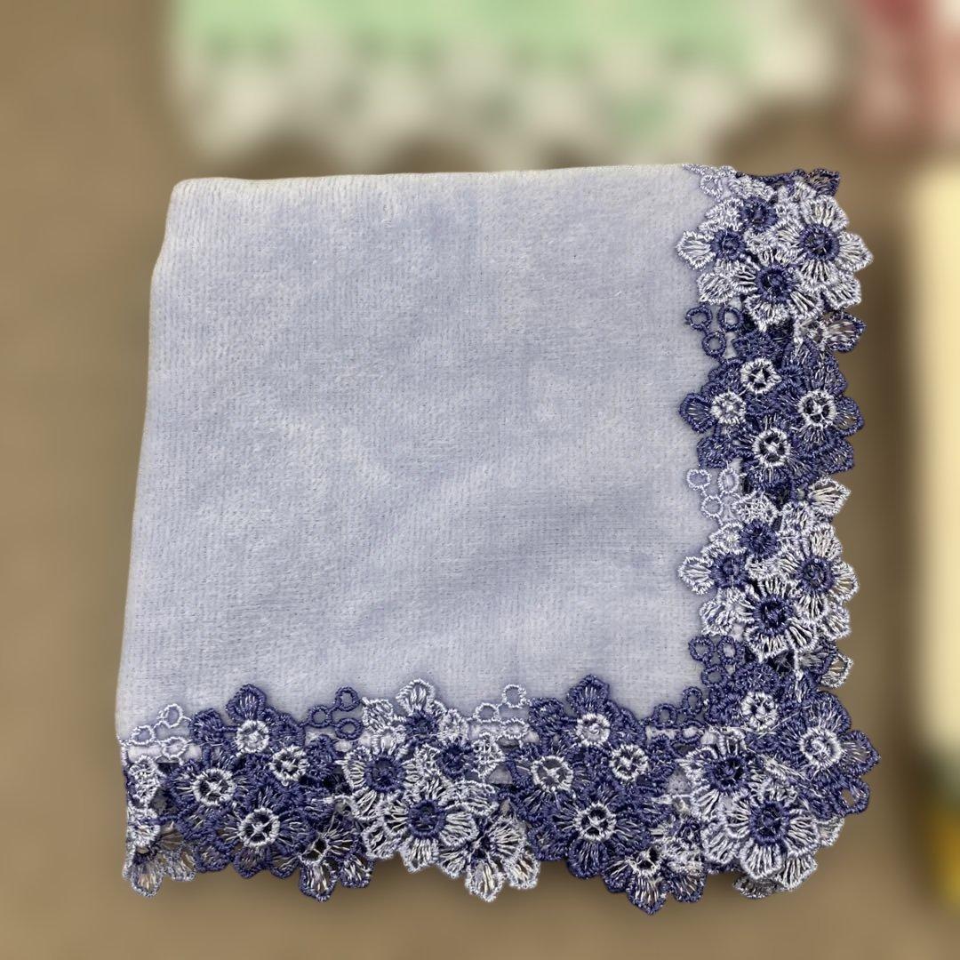 廃盤 近沢レース 桜 タオルハンカチ 春爛漫 さくら ハンカチ　近沢レース店