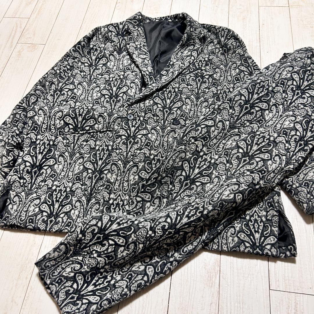 NO ID. ノーアイディー セットアップ ペイズリードルマンスリーブ 上下