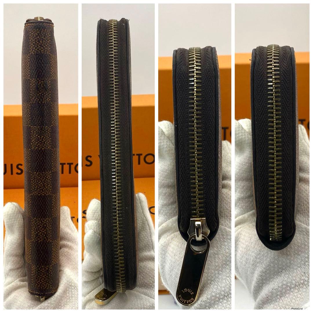 R ルイヴィトン ダミエ ジッピーウォレット ラウンドファスナー