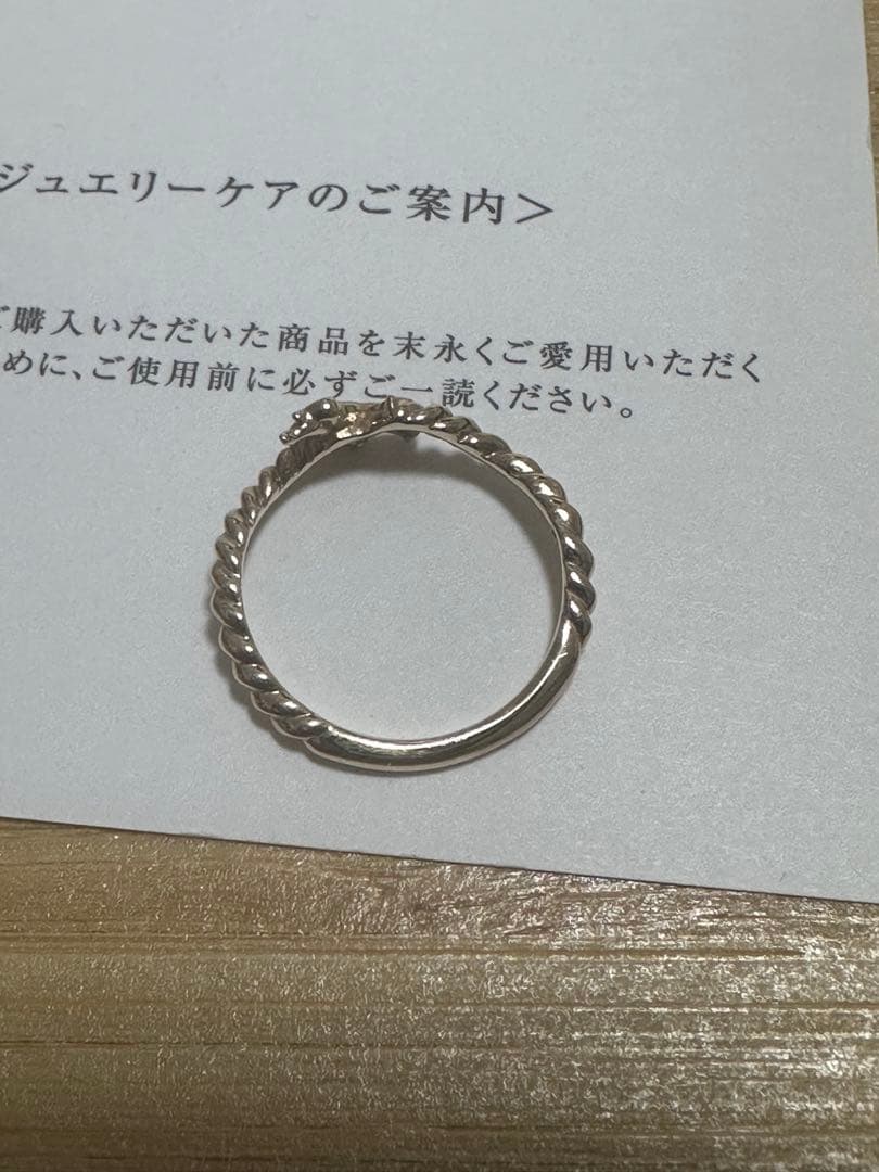 値下げ◇ノジェス　K5ピンキーリング　5号