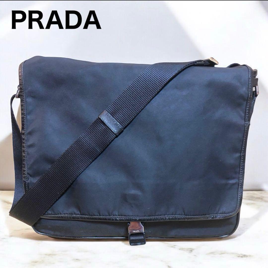 格安　PRADA プラダ テスートナイロン ショルダーバッグ 　メッセンジャー