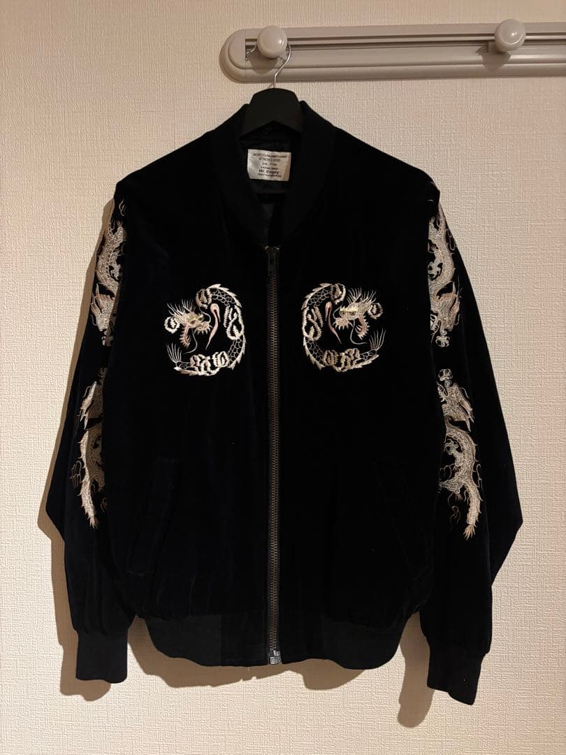 Mr.Bogey スカジャン スーベニアジャケット ベロア タイガー