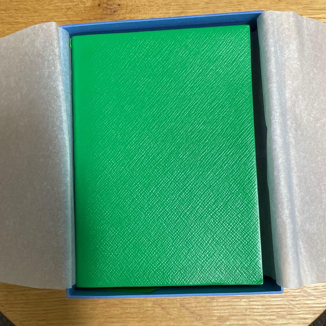 【英国王室御用達】スマイソン｜SOHOノートブック｜エメラルドグリーン