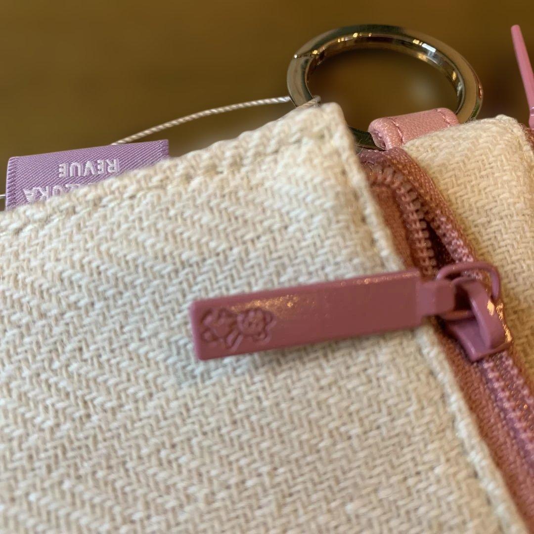 ファミリア　宝塚　ポーチ キャトルレーヴ ミニウォレット familiar クマ