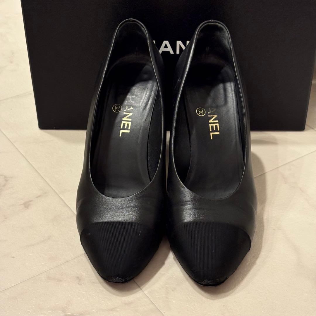 CHANEL ブラック パンプス　サイズ39