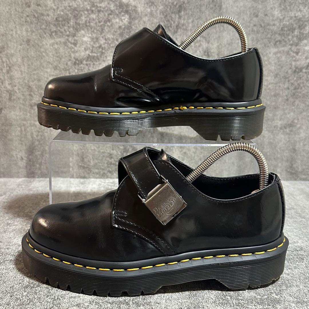 【ドクターマーチン】フェニモアロー　シングルモンクシューズ　黒　バックル　uk4